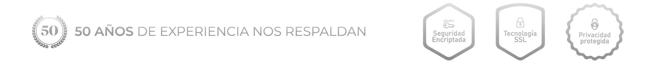 50 años de experiencia nos respaldan