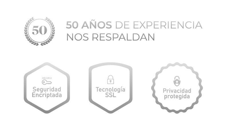 50 años de experiencia nos respaldan